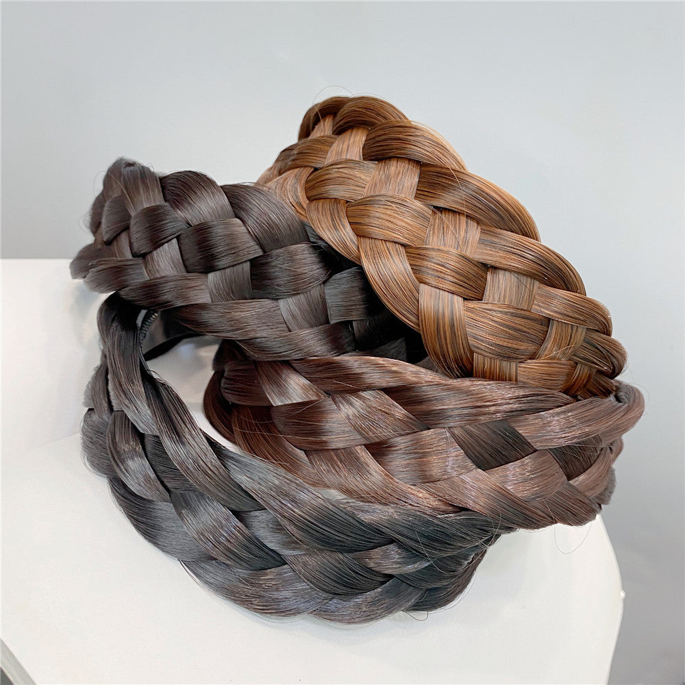Wholesale Fishbone Braid High Skull Headband